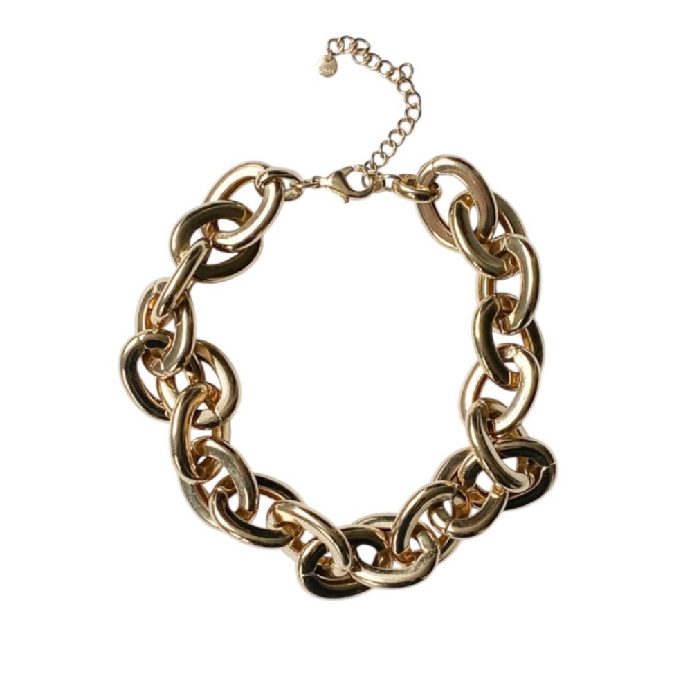 Gold Chain Necklace Bold Statement Jewelry